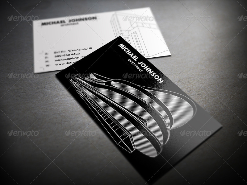 Printable Architect Business CardÂ  Design