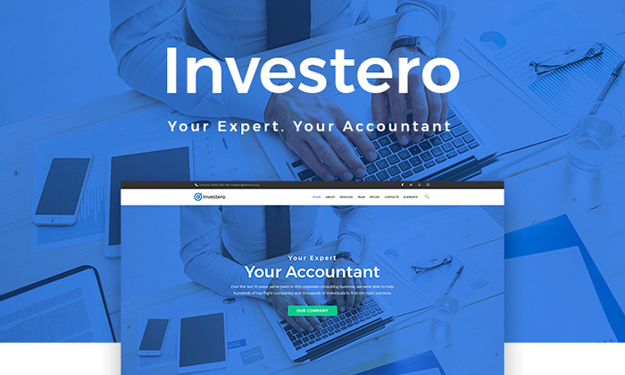 Investero - Accountant Expert Responsive WordPress Theme