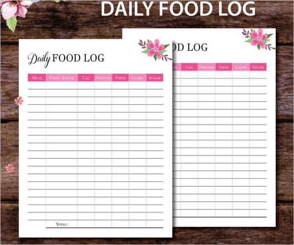 Best Daily Food Log Template