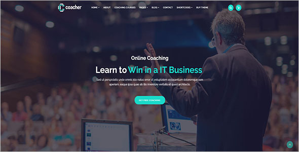 Business Coaching WordPress Theme