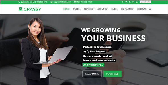 Business Services Joomla Website Template