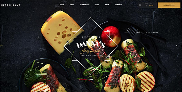 Catering Website Design Template