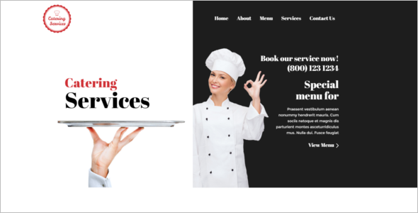 Catering Website HTML Template
