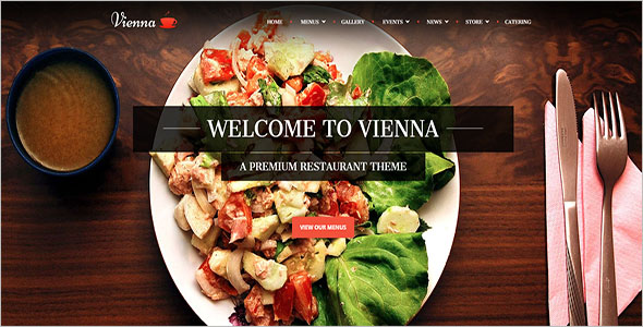 Catering Website Template Bootstrap