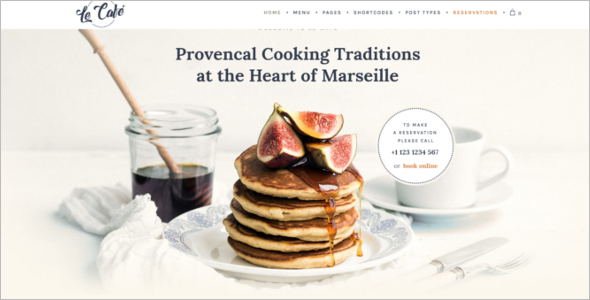 Catering Website Theme