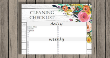 43+ Printable Cleaning Checklist Templates