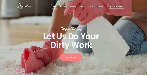 Cleaning Company Services WordPress Theme