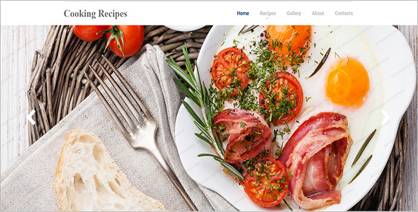 Cooking Club Website Template