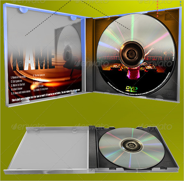 DVD & CD Case Template