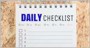 36+  Printable Daily Checklist Templates
