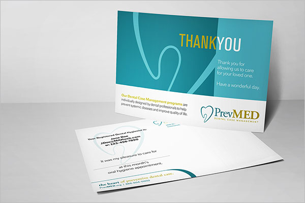 Dental Care Business Card PSD Free Download