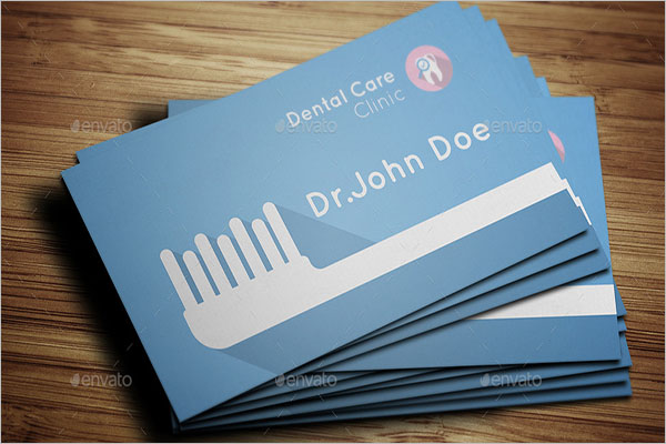 Dental Care Business Card TemplateÂ 