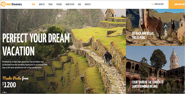 Dream Vacation WordPress Theme