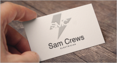 17+ Electrician Business Card Designs
