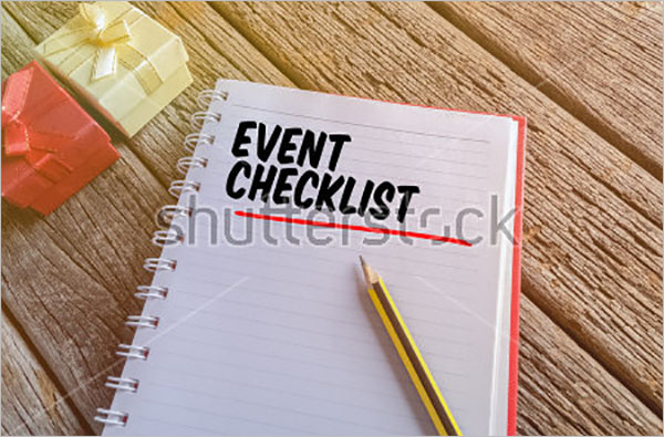 Event Checklist Form
