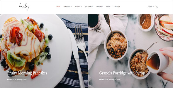 Food & Lifestyle WordPress Theme