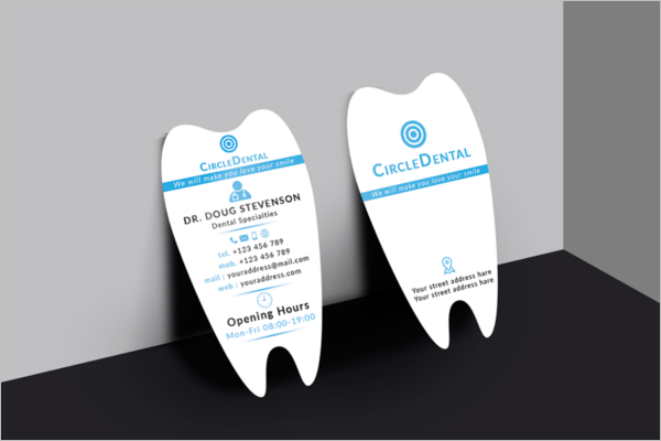 Free Dental Care Business Card Template