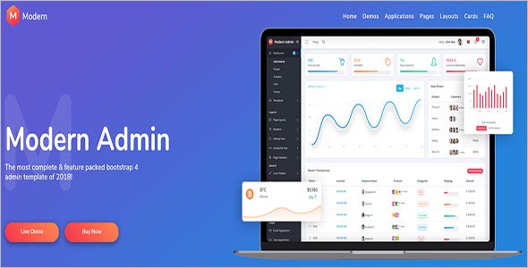 25+ HTML Dashboard Templates Free Website Themes