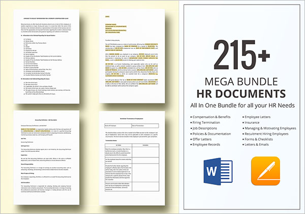 Human Resource Document & Template