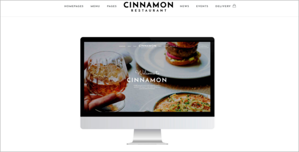 Indian Cafe Website Theme