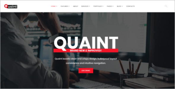 32+ Scrolling Website Templates Free Parallax Website Themes
