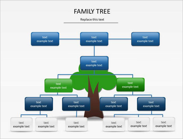 MS PowerPoint Family Tree Template 2007
