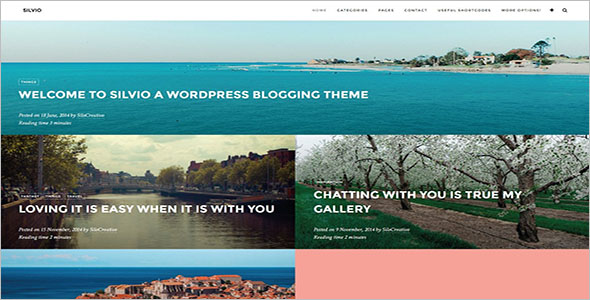 Modern Travel WordPress Theme