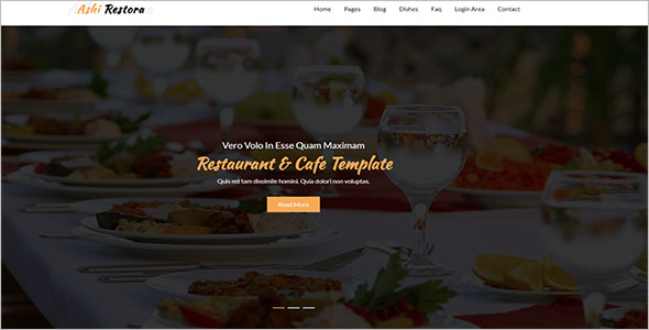Multipurpose Catering Website Template