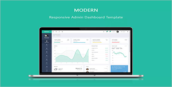 25+ HTML Dashboard Templates Free Website Themes