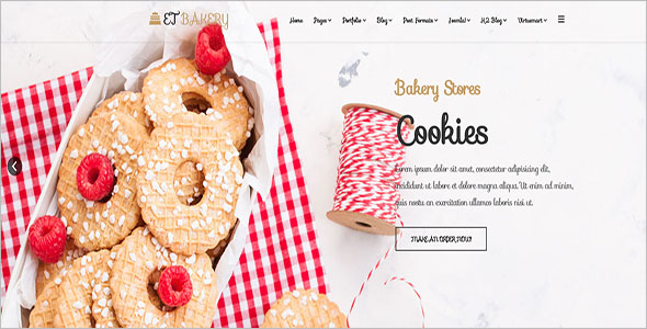 Online Bakery Joomla Template