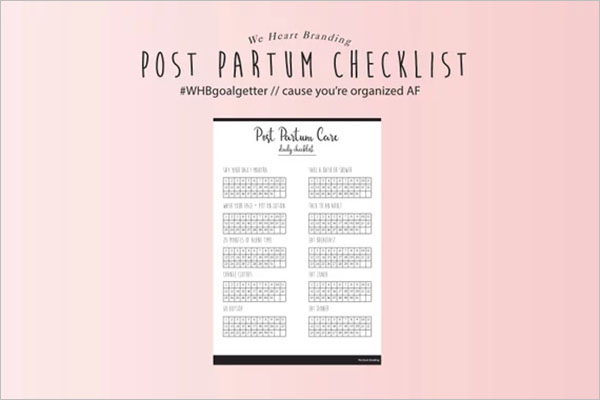 PDF Daily Checklist Format