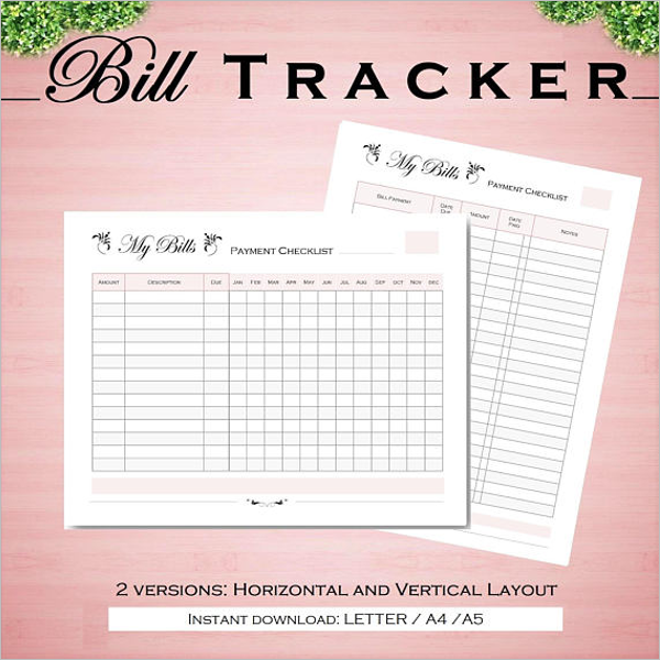 Printable Inventory Tracking Template