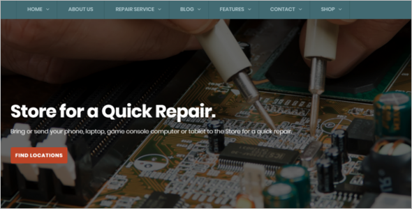 Responsive Computer Repair Website Template