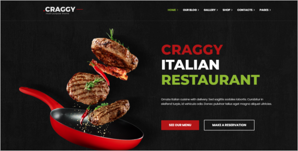 RestaurantÂ Food Ordering Website Template