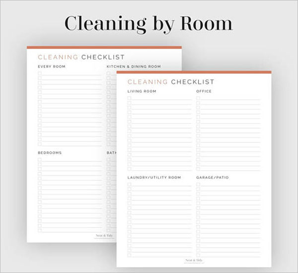 43+ Cleaning Checklist Templates Free PDF, Word, Excel Formats