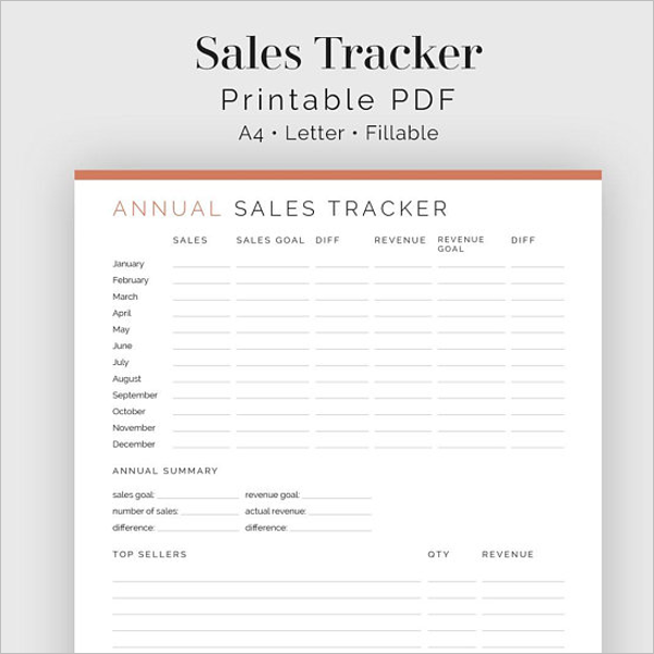 Sales Tracking Database Template