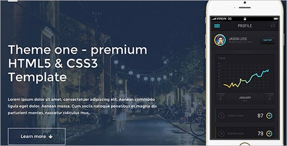 32+ Scrolling Website Templates Free Parallax Website Themes