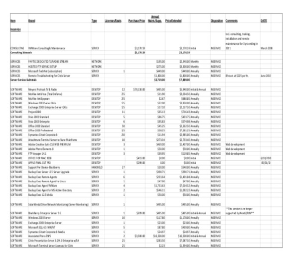 Sharepoint Computer Inventory Template