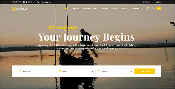 Simple WordPress Travel Theme
