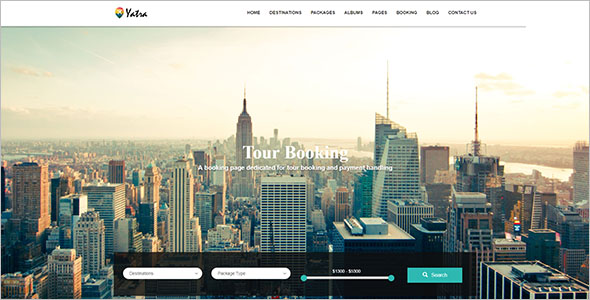 Travel Agency WordPress Theme Free Download