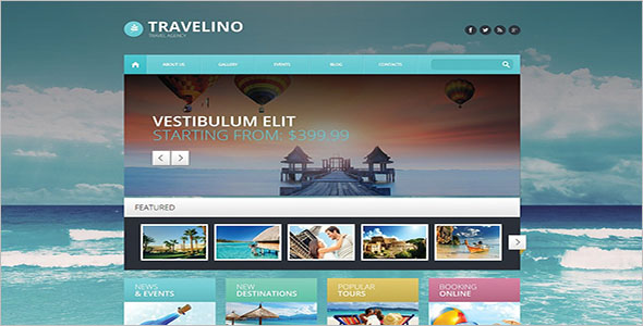 Travel Agency WordPress Website Theme