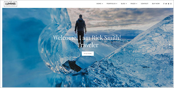 Travel Photography WordPress Theme
