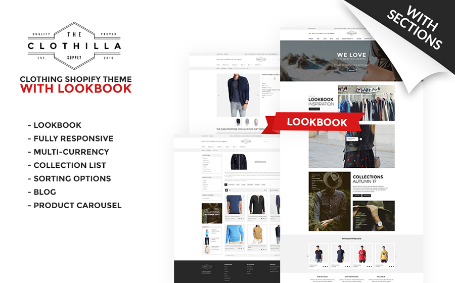 Clothilla - Clothing Store Shopify Theme