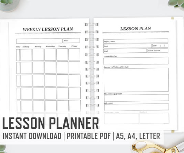 A4 Lesson Plan Template