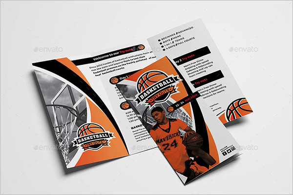 Basketball Brochure Template