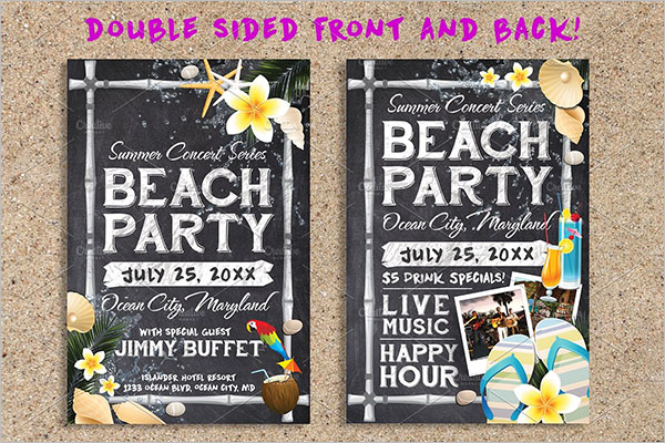 Beach Party Planning Template
