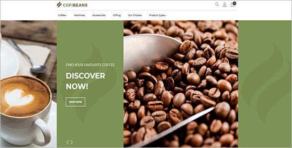 Best Coffee Shop Magento Template