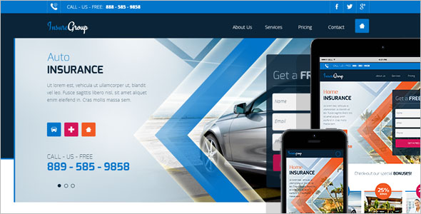 Best Insurance Landing Page Template