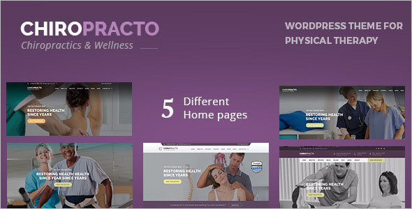 Best Physiotherapy & Chiropractor WordPress Template