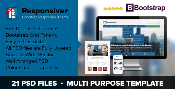 Bootstrap HTML5 Web Template